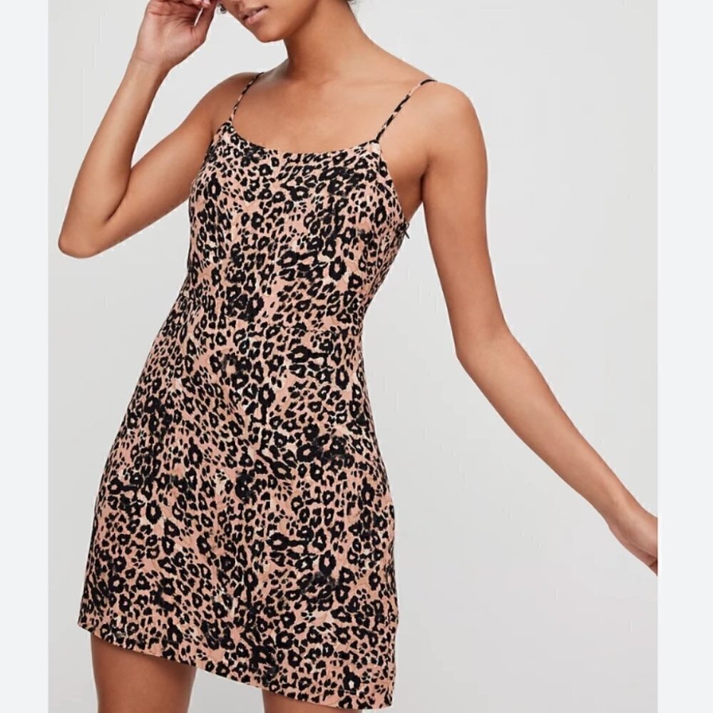 ARITZIA Wilfred Isabelle dress cheetah size 2
